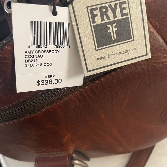 NWT Genuine Leather FRYE Amy Crossbody Handbag - Picture 10 of 15